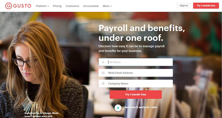 Small Business Payroll Service Review – Gusto