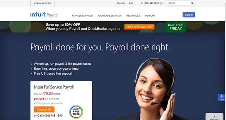 Payroll Service for Small Business Review: Intuit